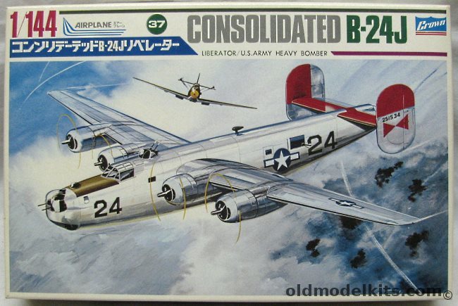 Crown 1/144 Consolidated B-24J Liberator, 432-300 plastic model kit
